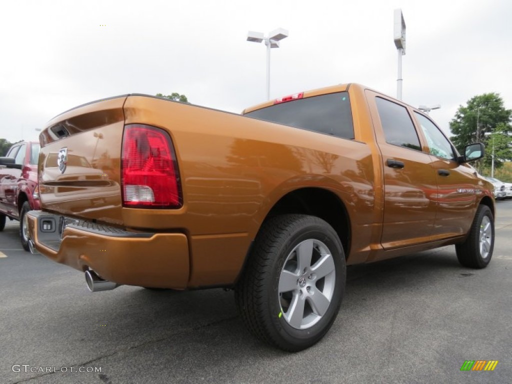 Tequila Sunrise Pearl 2012 Dodge Ram 1500 Express Crew Cab Exterior Photo #64044724