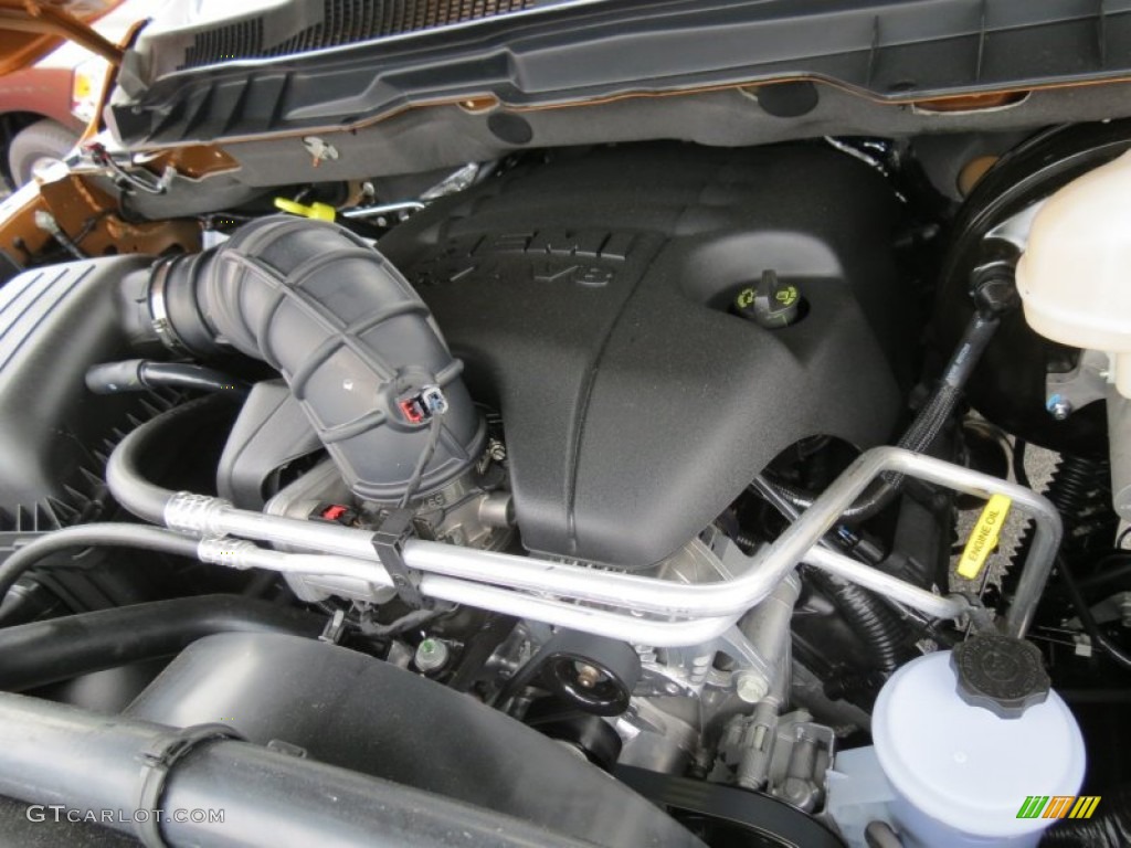 2012 Dodge Ram 1500 Express Crew Cab 5.7 Liter HEMI OHV 16-Valve VVT MDS V8 Engine Photo #64044794