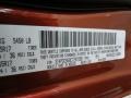PLB: Copper Pearl 2012 Dodge Journey SXT Color Code