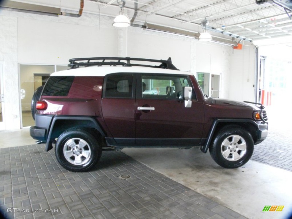 2007 FJ Cruiser  - Black Cherry Pearl / Dark Charcoal photo #6