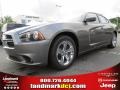 2012 Tungsten Metallic Dodge Charger SXT  photo #1