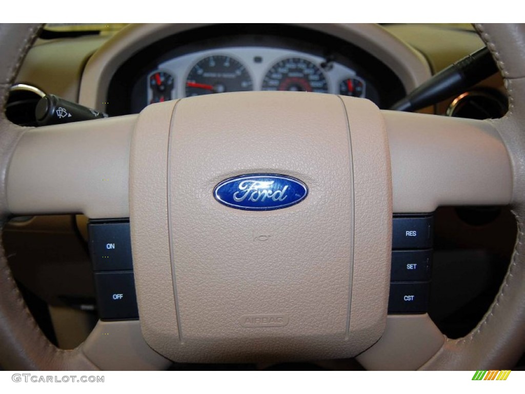 2007 F150 XLT SuperCrew - Oxford White / Tan photo #21