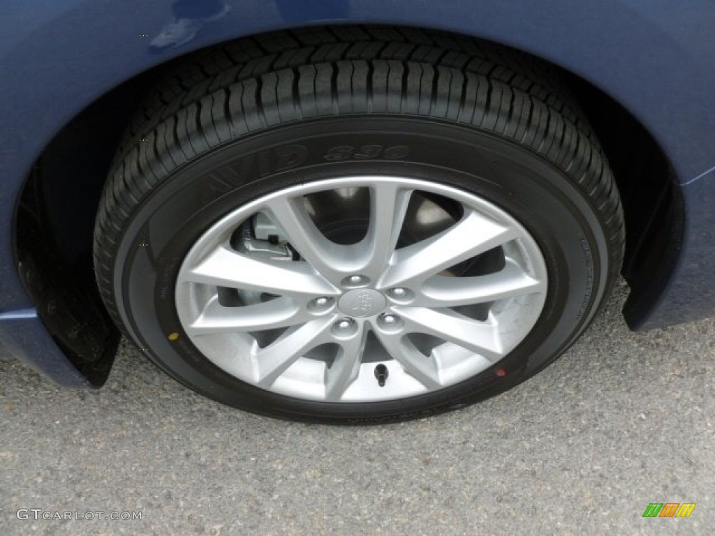 2012 Impreza 2.0i Premium 4 Door - Marine Blue Pearl / Black photo #8