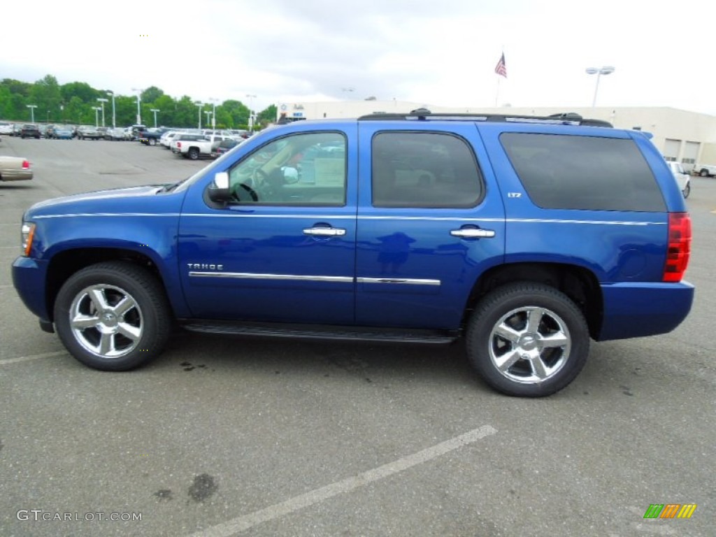 Blue Topaz Metallic 2012 Chevrolet Tahoe LTZ 4x4 Exterior Photo #64046728
