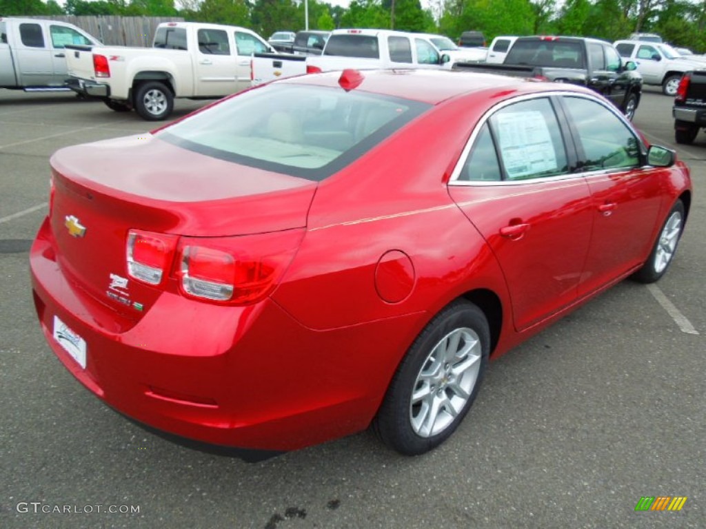 2013 Malibu ECO - Crystal Red Tintcoat / Cocoa/Light Neutral photo #4