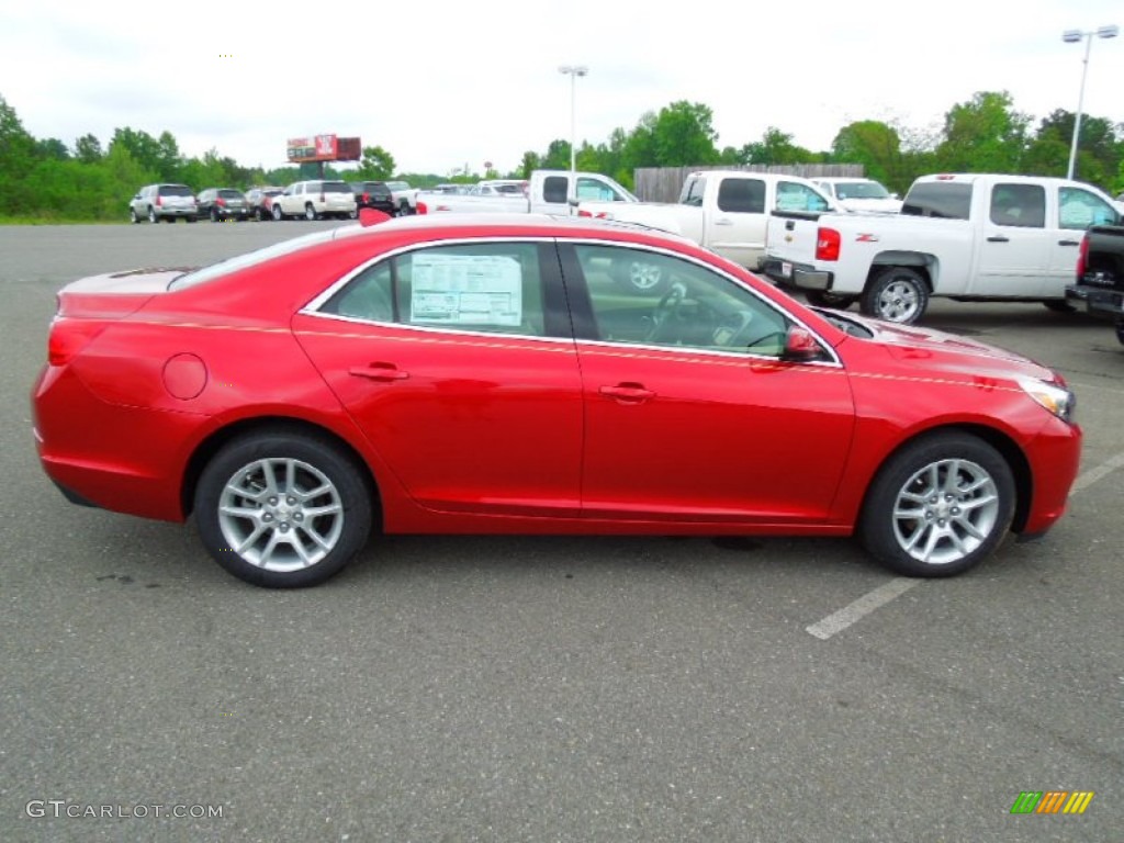 2013 Malibu ECO - Crystal Red Tintcoat / Cocoa/Light Neutral photo #5