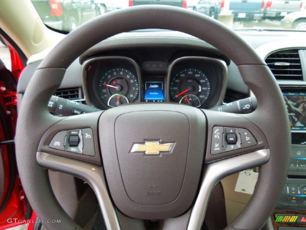 2013 Malibu ECO - Crystal Red Tintcoat / Cocoa/Light Neutral photo #16