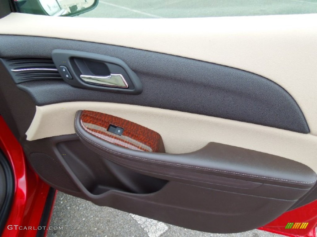 2013 Malibu ECO - Crystal Red Tintcoat / Cocoa/Light Neutral photo #25