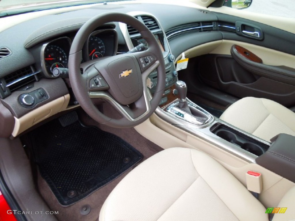 2013 Malibu ECO - Crystal Red Tintcoat / Cocoa/Light Neutral photo #28