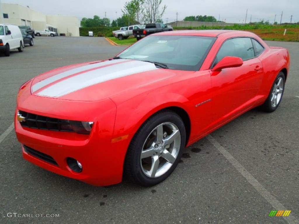2012 Camaro LT Coupe - Victory Red / Gray photo #1