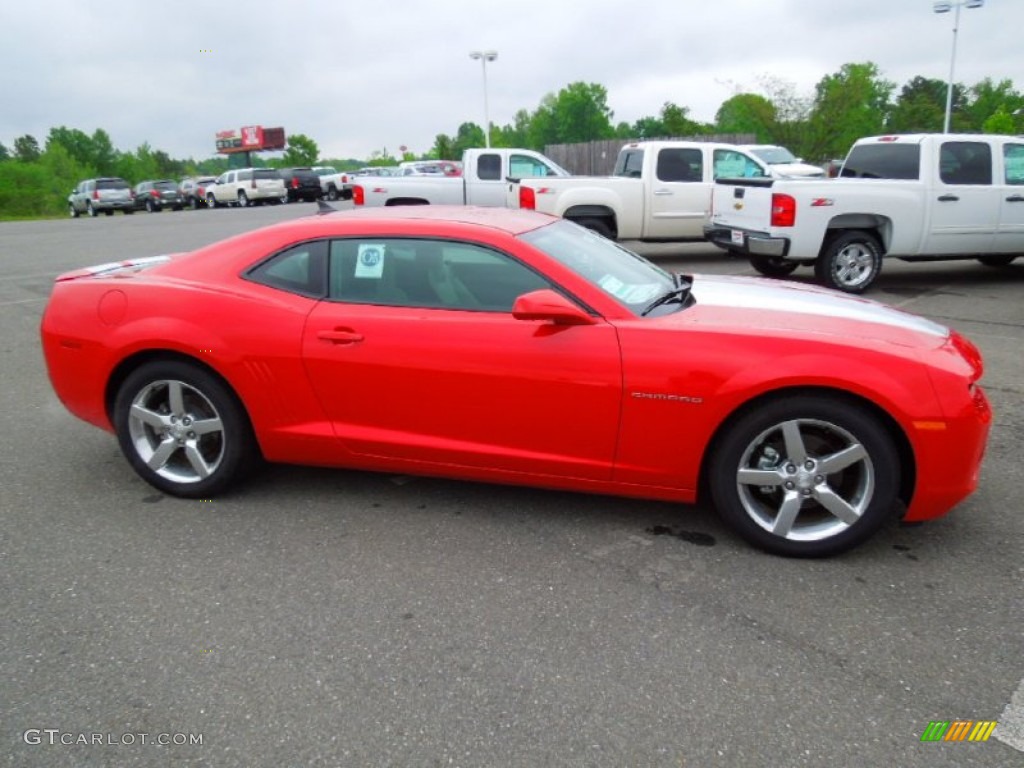 2012 Camaro LT Coupe - Victory Red / Gray photo #3