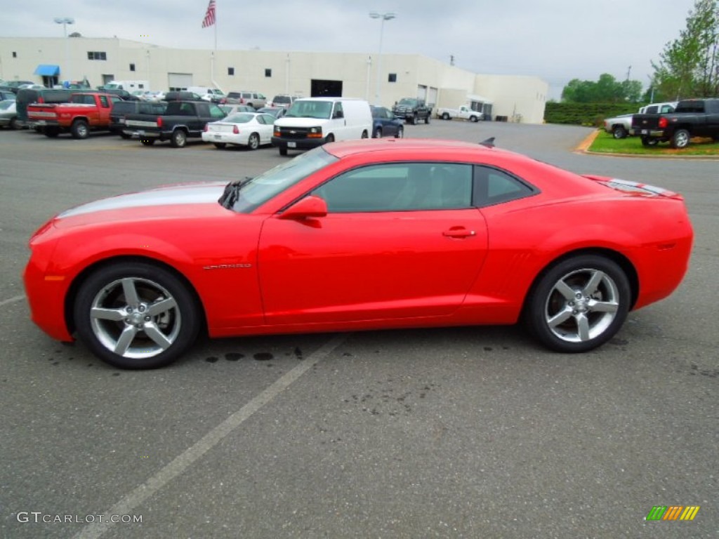2012 Camaro LT Coupe - Victory Red / Gray photo #4
