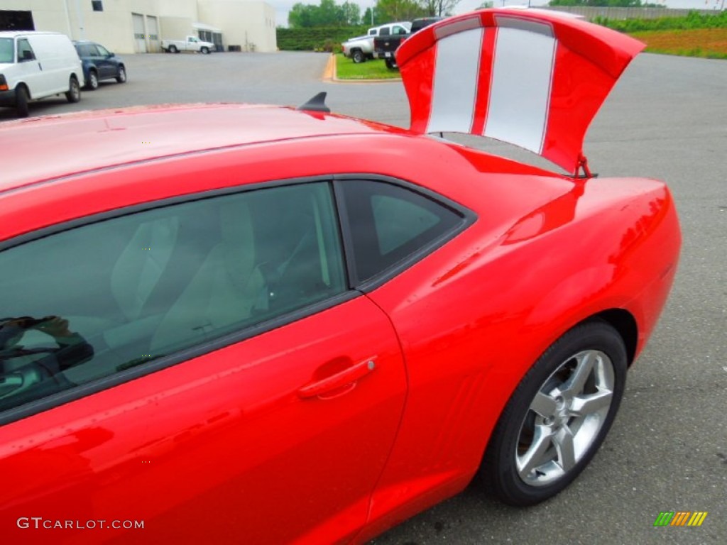 2012 Camaro LT Coupe - Victory Red / Gray photo #23
