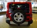 2012 Flame Red Jeep Wrangler Sahara 4x4  photo #26