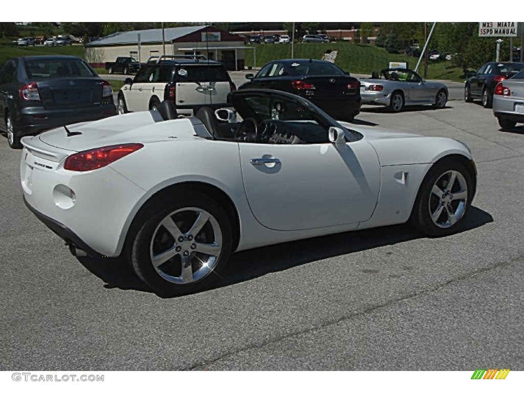 2008 Solstice GXP Roadster - Pure White / Ebony photo #1