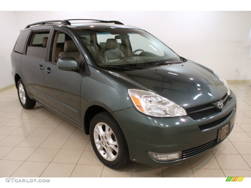 2005 Sienna XLE Limited AWD - Aspen Green Pearl / Taupe photo #1