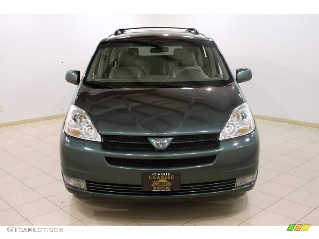 2005 Sienna XLE Limited AWD - Aspen Green Pearl / Taupe photo #2