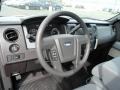 Steel Gray 2012 Ford F150 STX Regular Cab 4x4 Steering Wheel