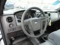 Steel Gray Steering Wheel Photo for 2012 Ford F150 #64052500