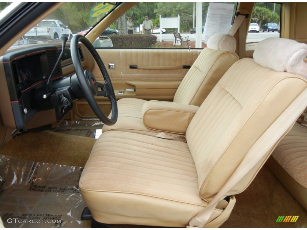 Saddle Interior 1988 Chevrolet Monte Carlo SS Photo #64052848