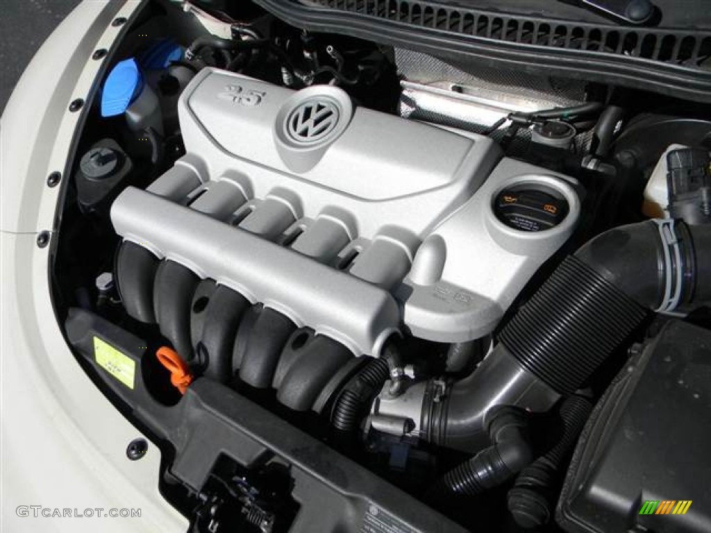 2009 Volkswagen New Beetle 2.5 Coupe 2.5 Liter DOHC 20-Valve 5 Cylinder Engine Photo #64053687