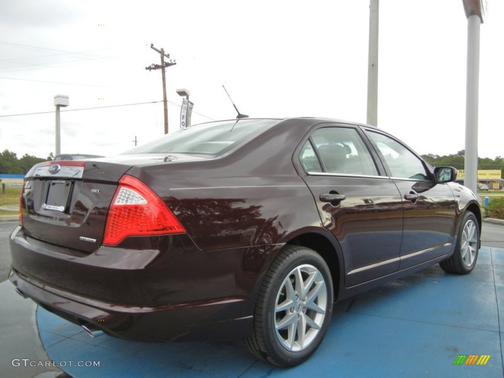 Bordeaux Reserve Metallic 2012 Ford Fusion SEL V6 Exterior Photo #64053706