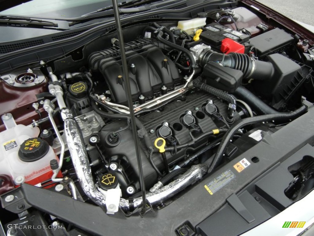 2012 Ford Fusion SEL V6 3.0 Liter Flex-Fuel DOHC 24-Valve VVT Duratec V6 Engine Photo #64053742