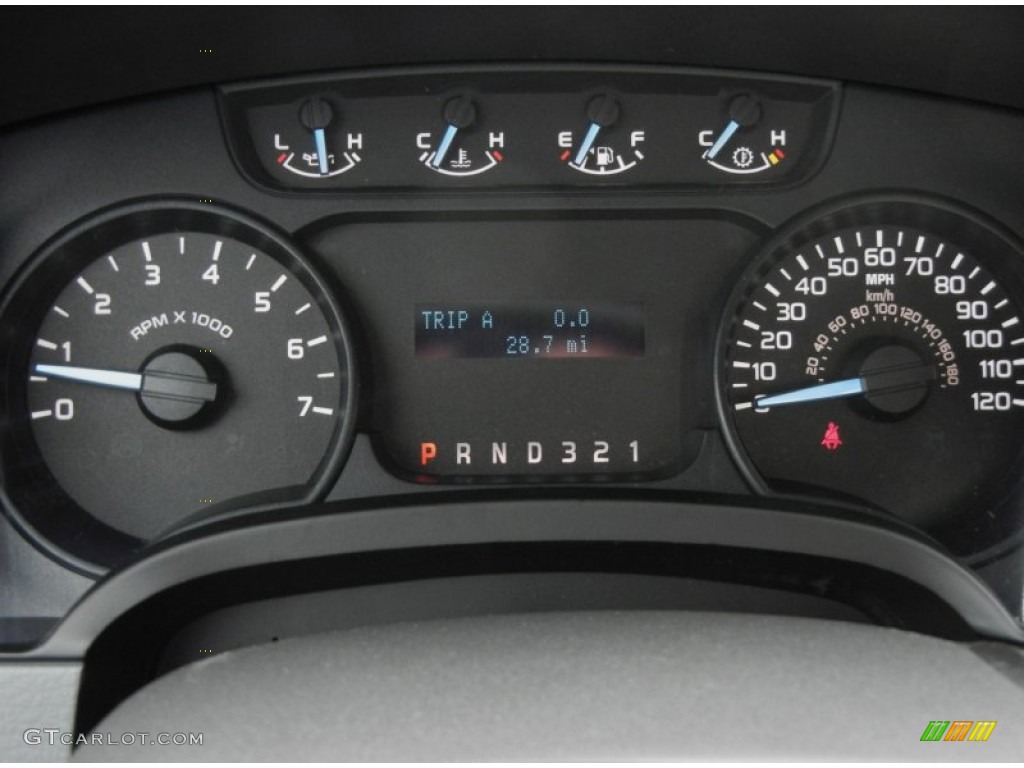 2012 Ford F150 XL Regular Cab Gauges Photo #64053802