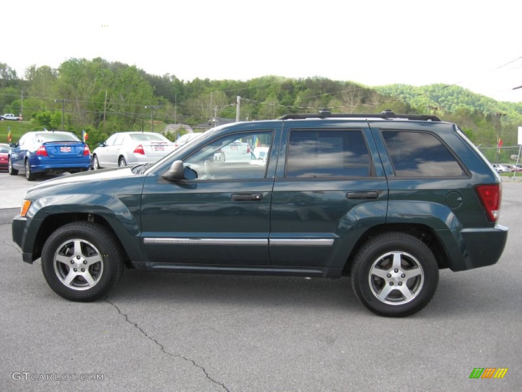 2005 Grand Cherokee Laredo 4x4 - Deep Beryl Green Pearl / Medium Slate Gray photo #6