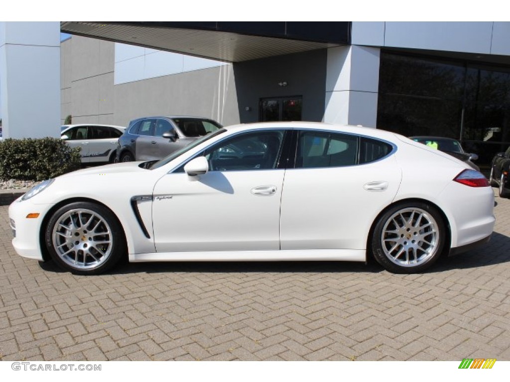 Carrara White 2012 Porsche Panamera S Hybrid Exterior Photo #64057229