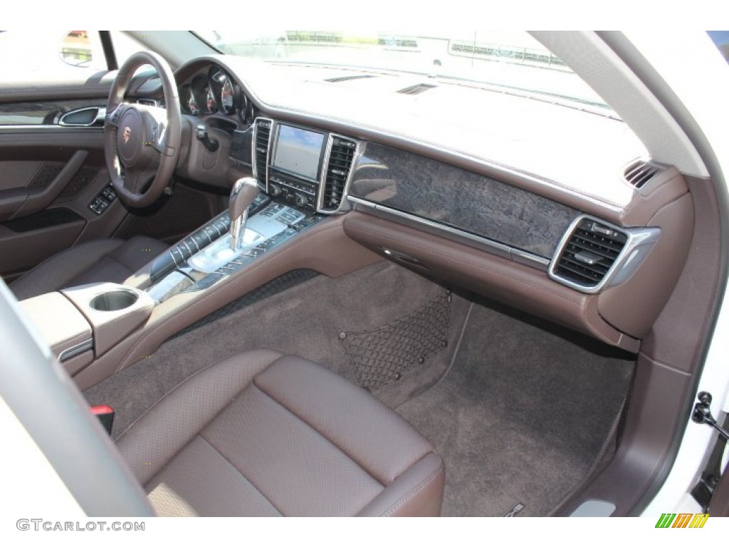 Espresso Interior 2012 Porsche Panamera S Hybrid Photo #64057393