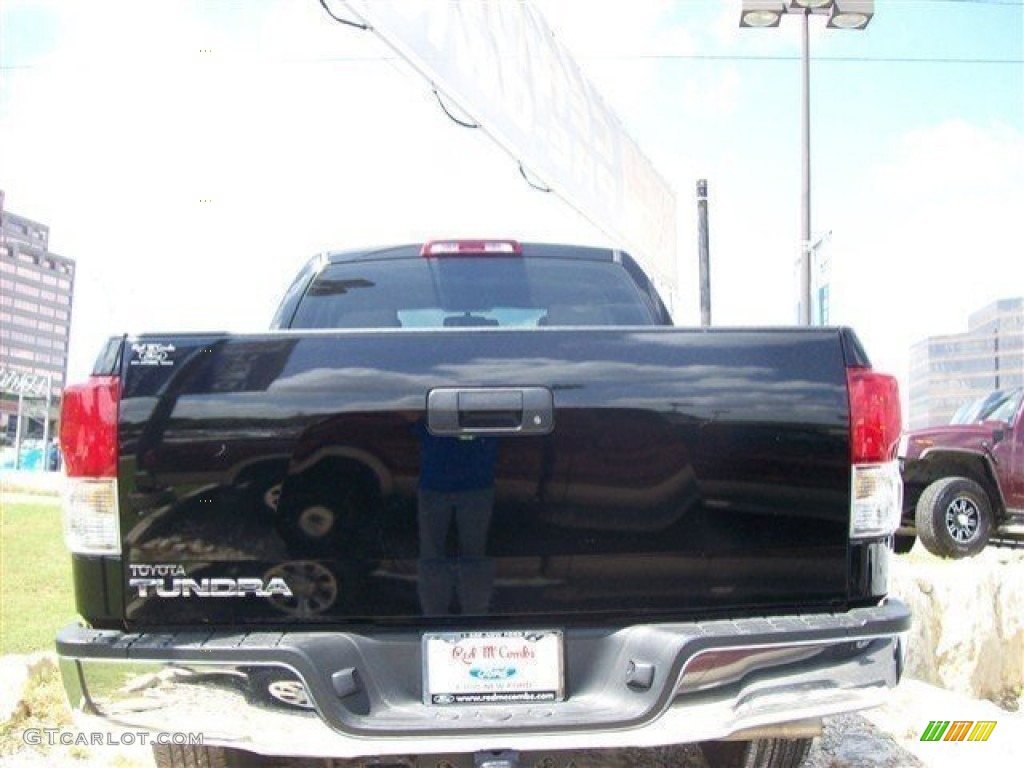 2010 Tundra Double Cab - Black / Sand Beige photo #3