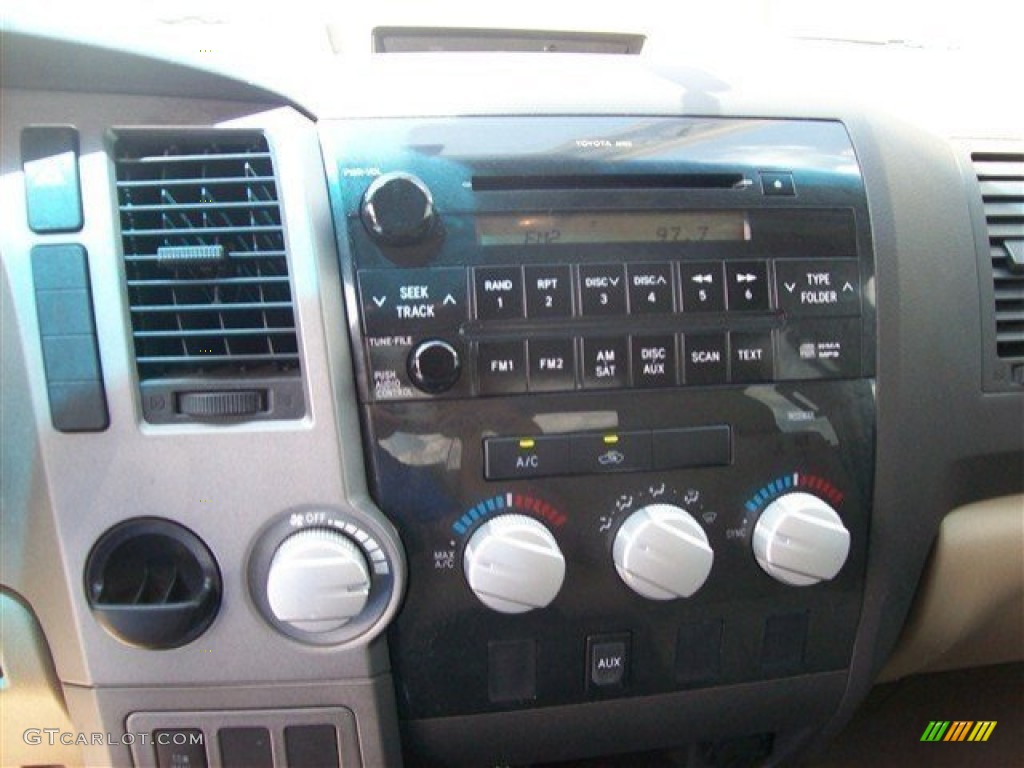 2010 Tundra Double Cab - Black / Sand Beige photo #14