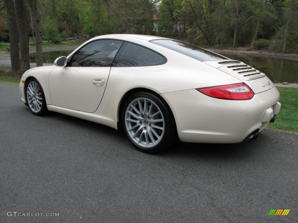Cream White 2009 Porsche 911 Carrera S Coupe Exterior Photo #64061373