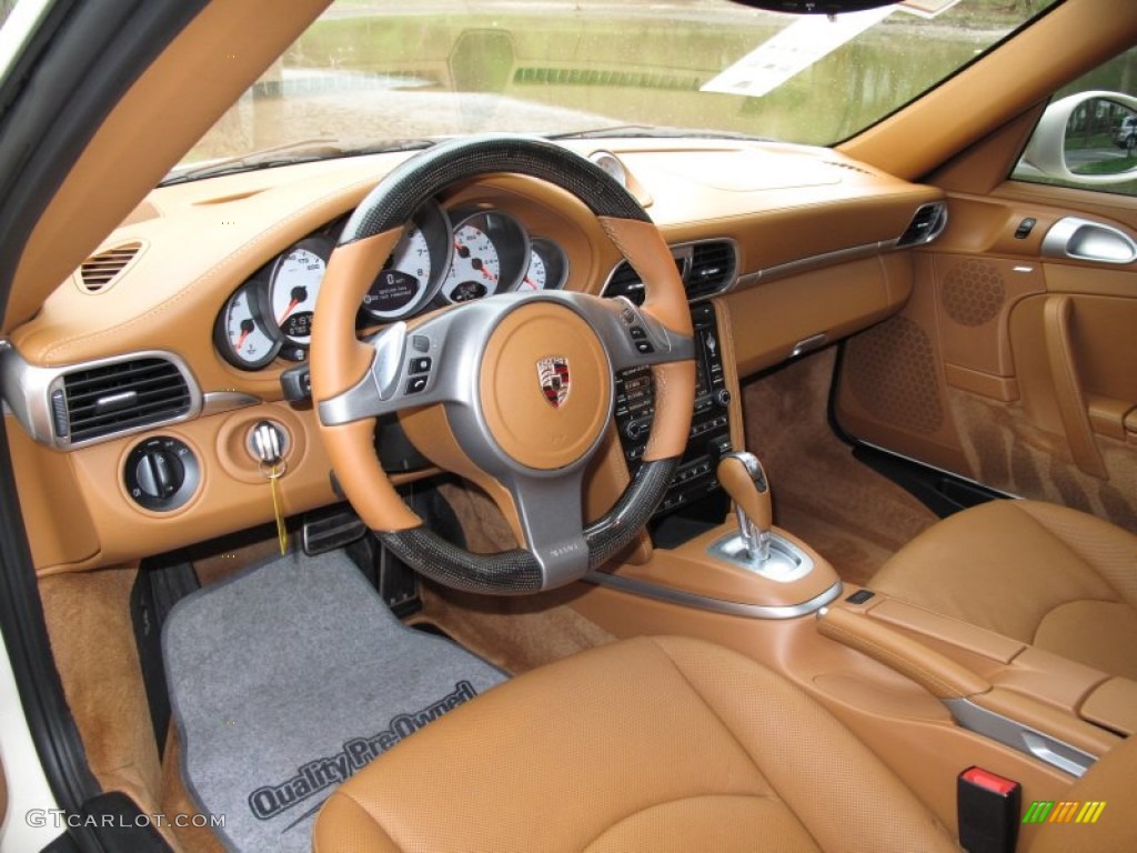 Natural Brown Interior 2009 Porsche 911 Carrera S Coupe Photo #64061452