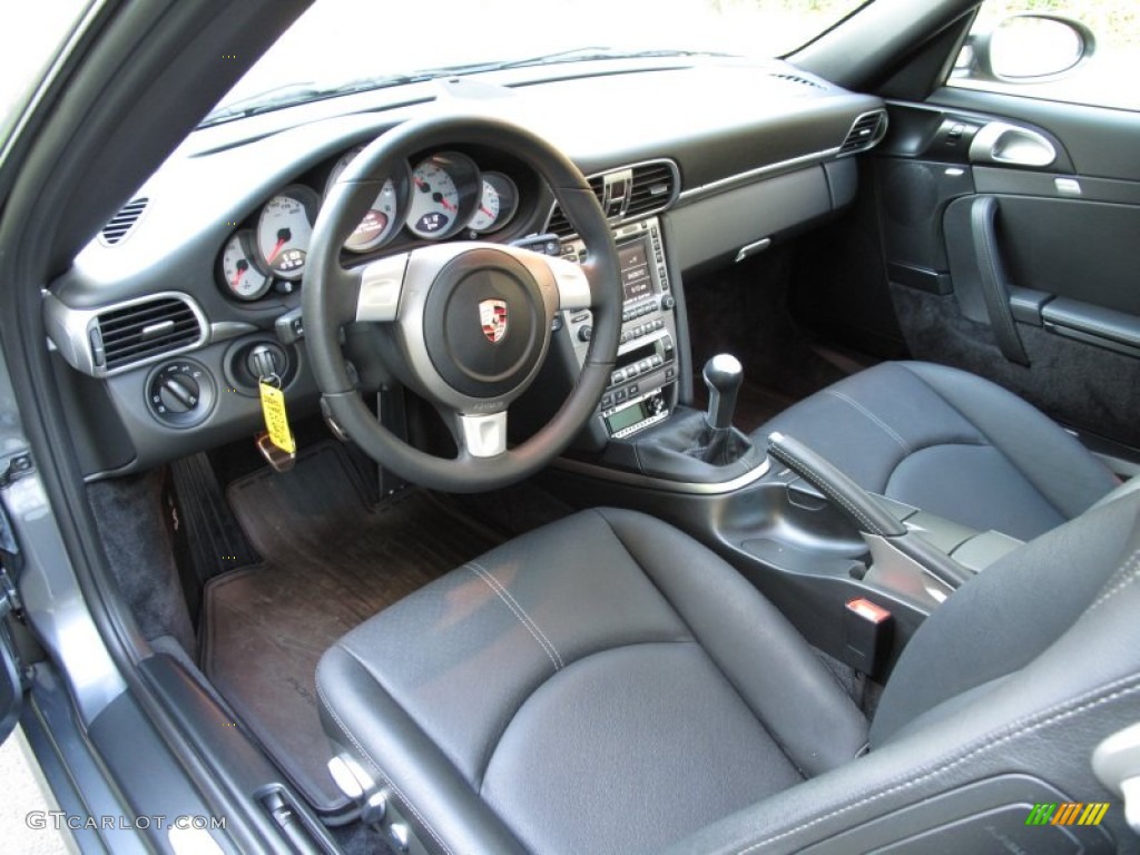 Black Interior 2008 Porsche 911 Carrera S Coupe Photo #64061551