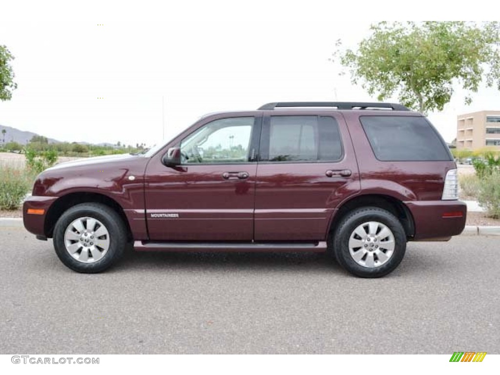 Dark Cherry Metallic 2007 Mercury Mountaineer AWD Exterior Photo #64061770