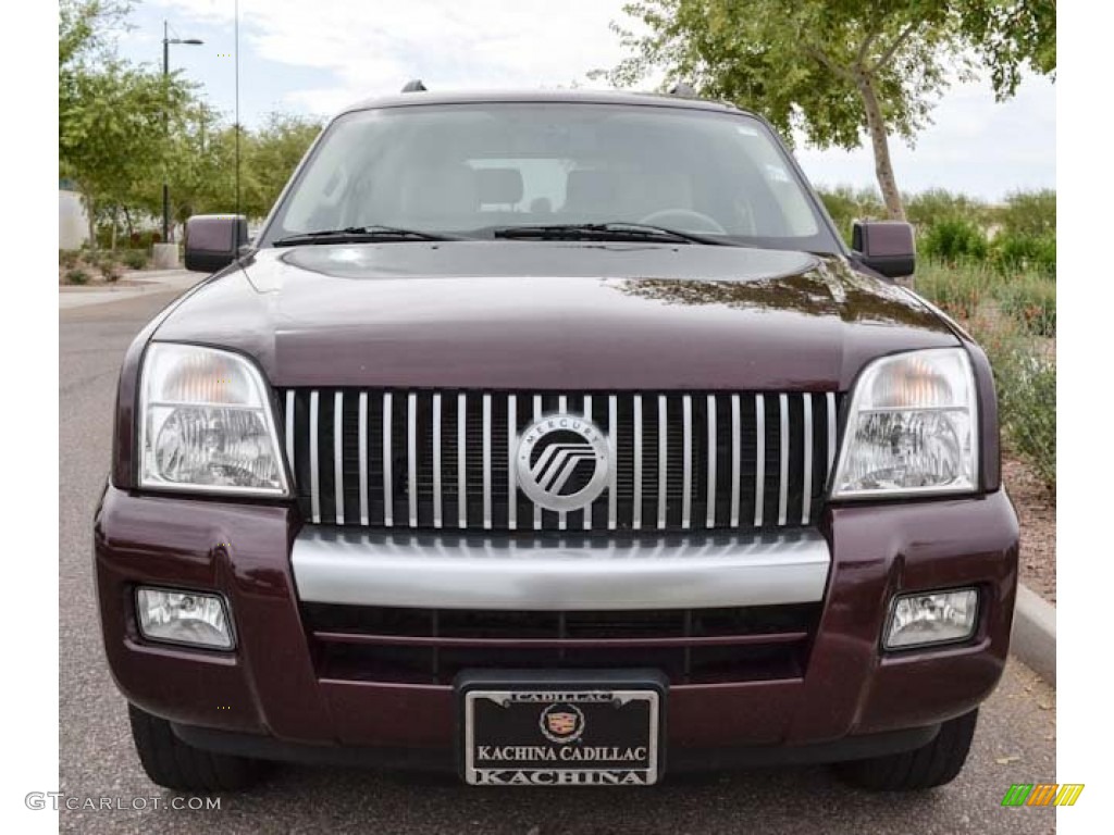 2007 Mountaineer AWD - Dark Cherry Metallic / Camel photo #7