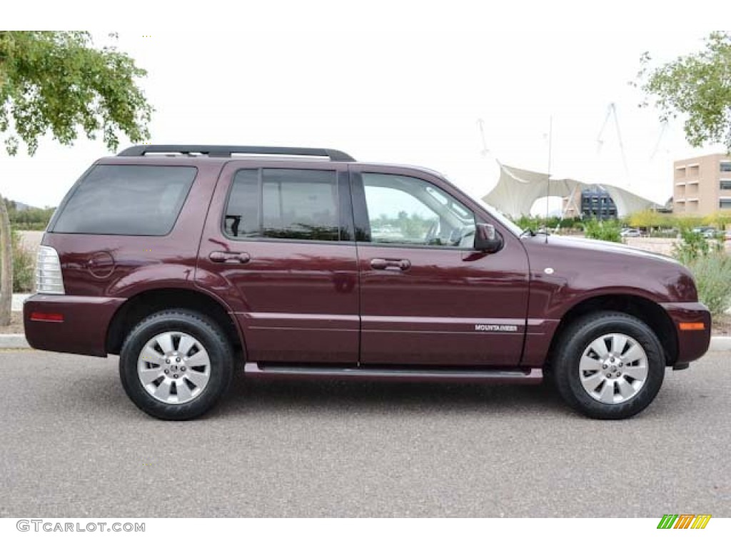 2007 Mountaineer AWD - Dark Cherry Metallic / Camel photo #11