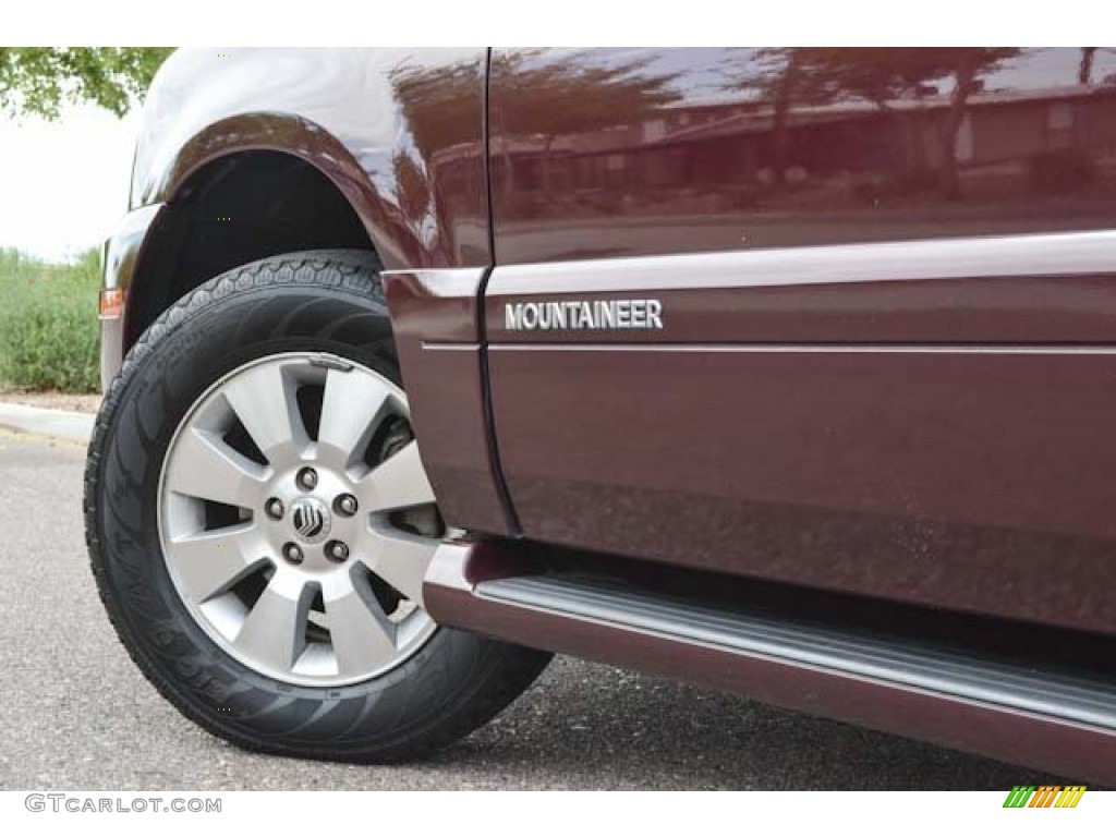 2007 Mountaineer AWD - Dark Cherry Metallic / Camel photo #16