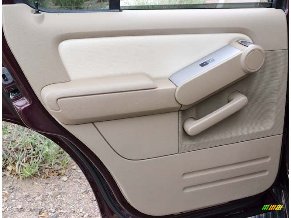 2007 Mountaineer AWD - Dark Cherry Metallic / Camel photo #23