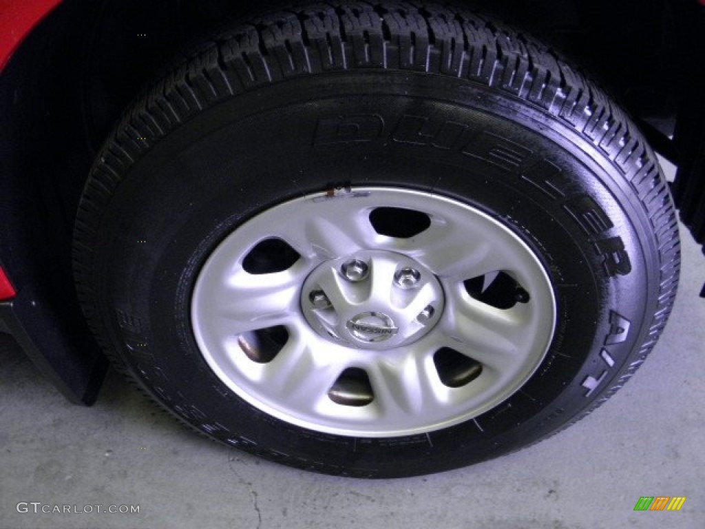 2006 Titan XE King Cab - Red Alert / Graphite/Titanium photo #5