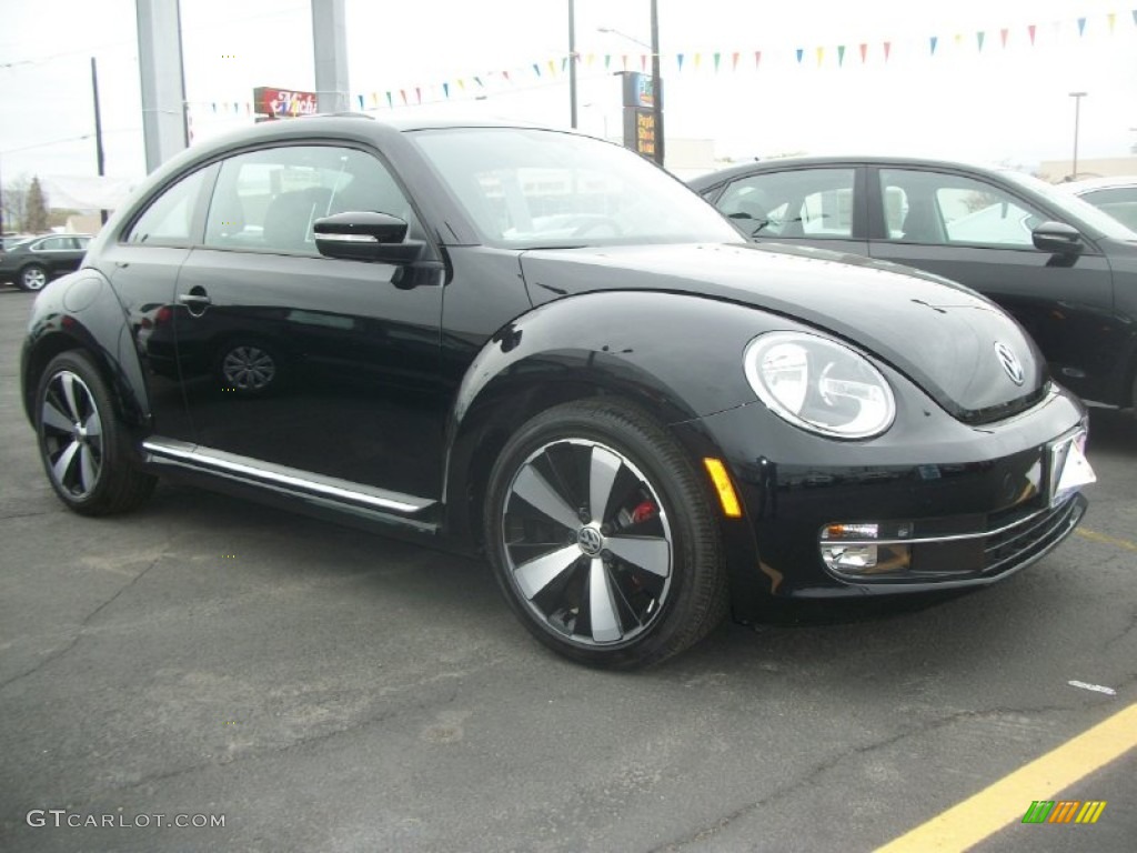 Black 2012 Volkswagen Beetle Turbo Exterior Photo #64063022
