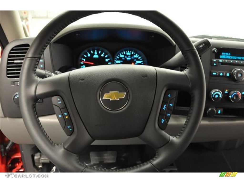 2012 Silverado 1500 LS Crew Cab 4x4 - Victory Red / Dark Titanium photo #14