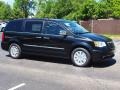 2012 Brilliant Black Crystal Pearl Chrysler Town & Country Touring - L  photo #2