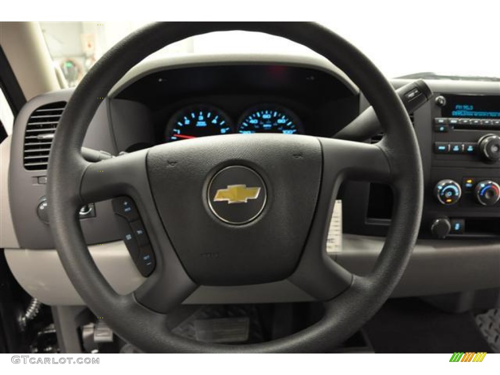 2012 Silverado 1500 LS Extended Cab 4x4 - Black / Dark Titanium photo #4