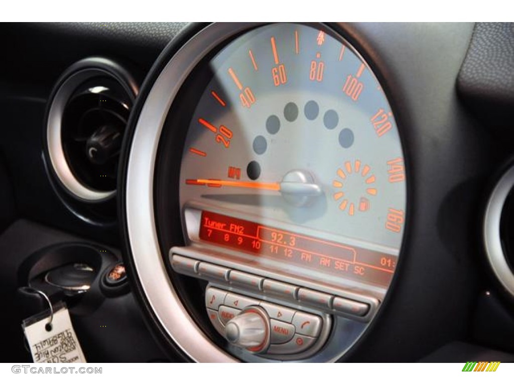 2009 Cooper S Convertible - Horizon Blue / Black/Grey photo #28