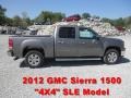 2012 Steel Gray Metallic GMC Sierra 1500 SLE Crew Cab 4x4  photo #1