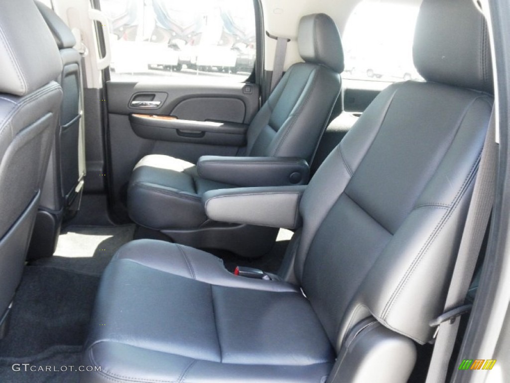 Ebony Interior 2012 GMC Yukon XL 2500 SLT 4x4 Photo #64065848