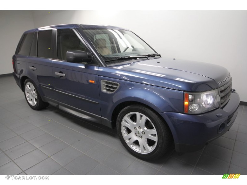 2006 Range Rover Sport HSE - Cairns Blue Metallic / Alpaca Beige photo #8